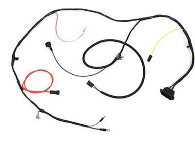 Full Size Chevy Engine & Starter Wiring Harness, With Warning Lights, Big Block, 1966