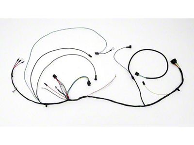 Full Size Chevy Engine & Starter Wiring Harness, With Warning Lights, Big Block, 1966