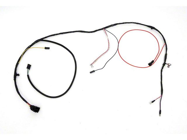 Full Size Chevy Engine & Starter Wiring Harness, With Warning Lights, Small Block, 1965-1966