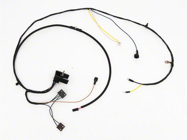 Full Size Chevy Engine Wiring Harness, For Cars With Air Conditioning, 327ci & 350ci, V8, 1969