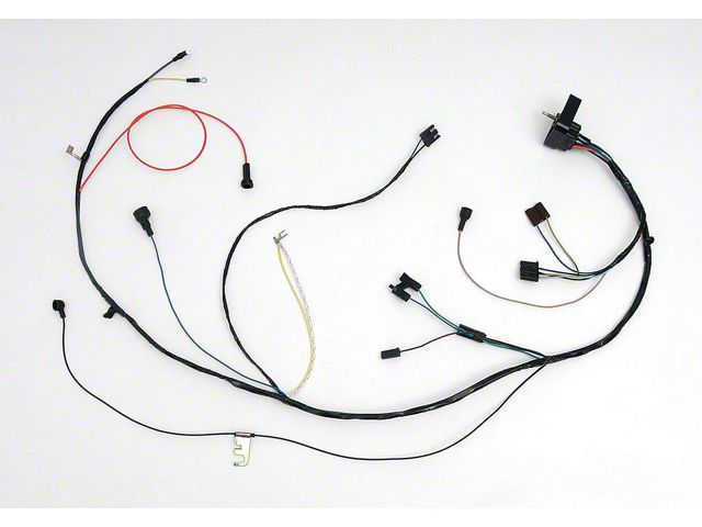 Full Size Chevy Engine Wiring Harness, V8 350ci & 400ci, With Manual Transmission, 1970