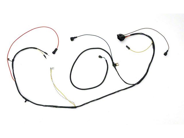 Full Size Chevy Engine Wiring Harness, V8 396ci & 427ci, With Warning Lights, 1967