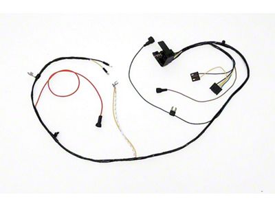 Full Size Chevy Engine Wiring Harness, V8 396ci & 427ci, With Warning Lights, 1968