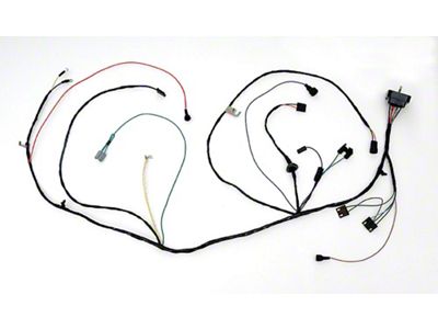 Full Size Chevy Engine Wiring Harness, V8 402ci & 454ci, With TH400 Automatic Transmission, 1970