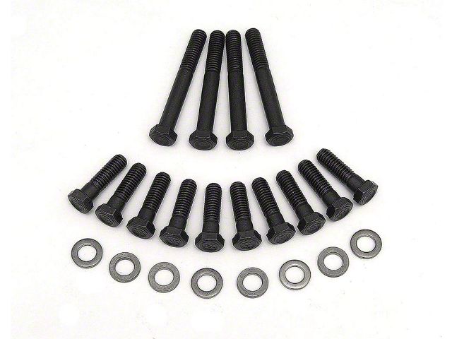 Full Size Chevy Exhaust Manifold Bolt Set, Big Block, 1958-1964