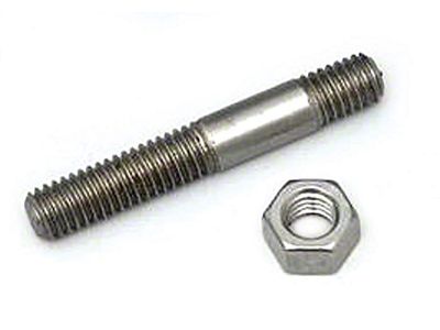 Full Size Chevy Exhaust Manifold Stud, 2-1 & 4, Stainless Steel, 1958-1972