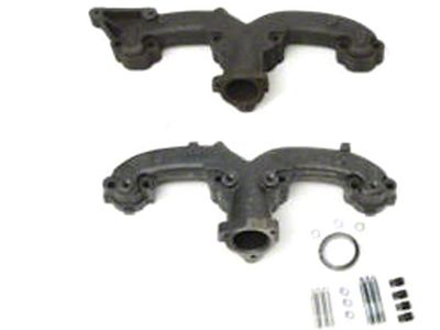 Exhaust Manifolds, 2 W/Generator Bracket, SB, 55-72