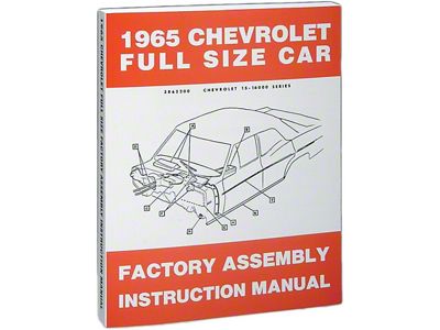 1965 Chevy Passenger Car Factory Assembly Manual