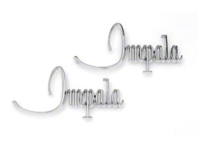 Emblems,Front Fender,Impala,1968