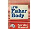 Full Size Chevy Fisher Body Service Manual, 1976