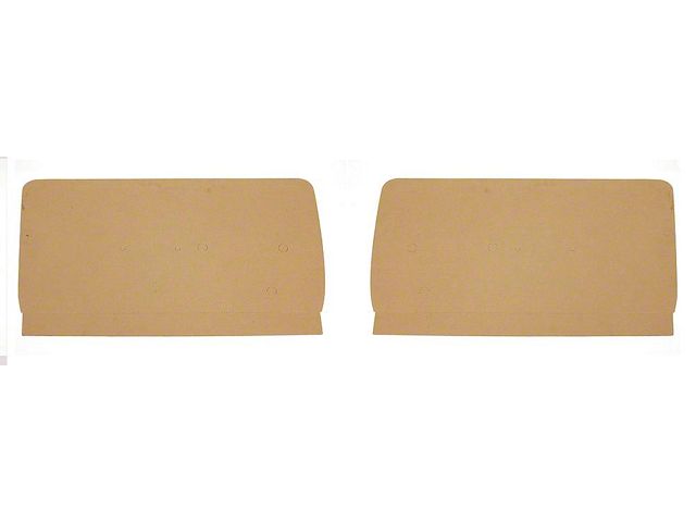 Full Size Chevy Front Door Cardboard Panels, 2-Door Hardtop& Convertible, 1963-1964