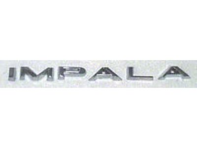 Full Size Chevy Front Fender Letter Set, Impala, 1965-1966