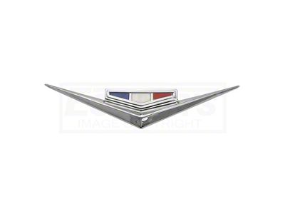 Full Size Chevy Front Fender V Emblems, 283ci, 1962-1963