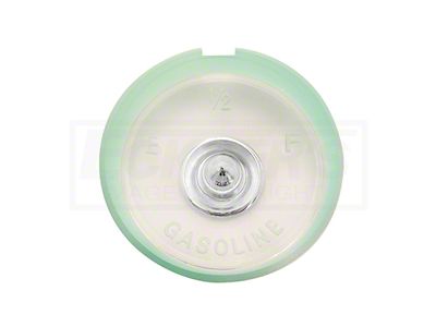 Full Size Chevy Fuel Gauge Lens, 1959-1960