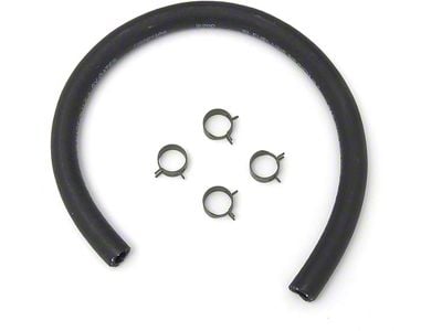 Full Size Chevy Fuel Line Hose & Clamp Set, 3/8, 1965-1969