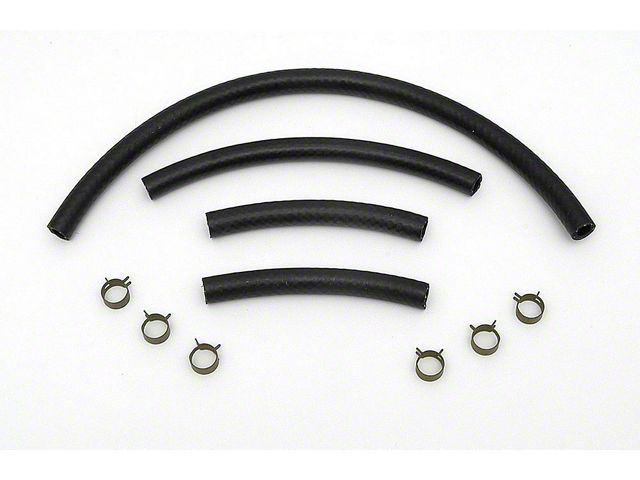 Fuel Line Hose Kit,With Clamps,3/8,58-64