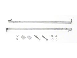 Full Size Chevy Gas Tank Strap Kit, Stainless Steel, 1961-1964