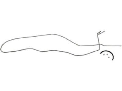 Full Size Chevy Gas Tank To Fuel Pump Lines, 3/8 StainlessSteel (67-68 Biscayne; 67-68 Impala)