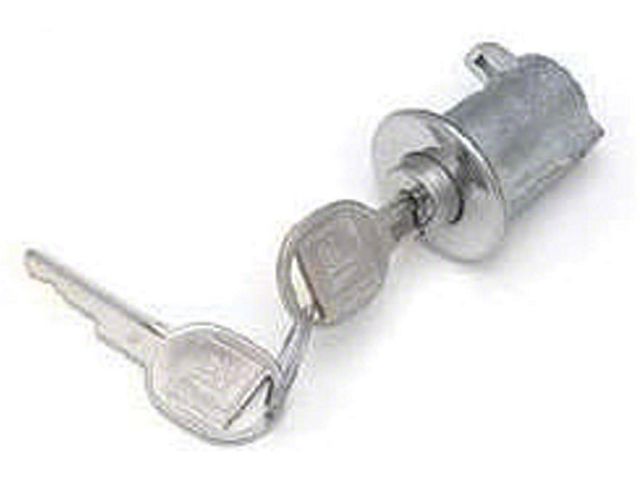 Full Size Chevy Glove Box Lock, With Late Style Keys, 1958-1960 & 1963