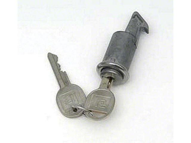 Full Size Chevy Glove Box Lock, With Late Style Keys, 1965-1966