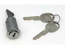 Full Size Chevy Glove Box Lock, With Late-Style Keys, 1967