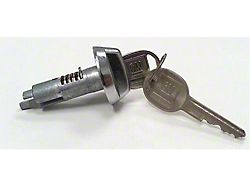 Full Size Chevy Glove Box Lock, With Late Style Keys (68-72 Biscayne; 68-76 Impala; 71-72 Kingswood)