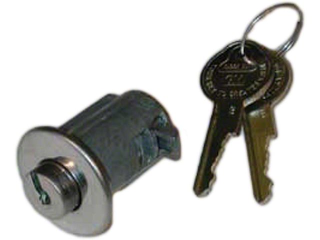Full Size Chevy Glove Box Lock, With Original Style Keys, 1958-1960, 1963
