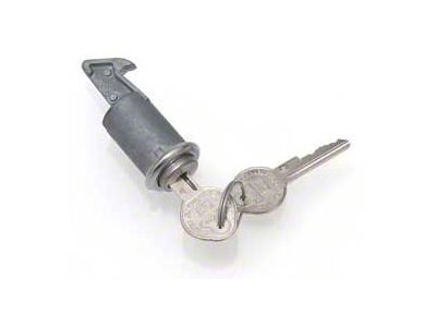 Cleaned Item Name: Full Size Chevy Glove Box Lock, With Original Style Keys (65-66 Biscayne; 65-66 Impala)