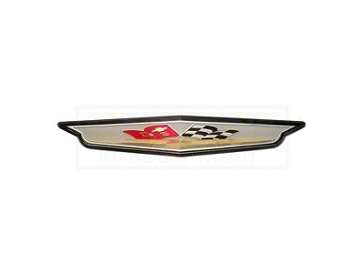 Full Size Chevy Grille Emblem Insert, Plastic, 348ci, 1961