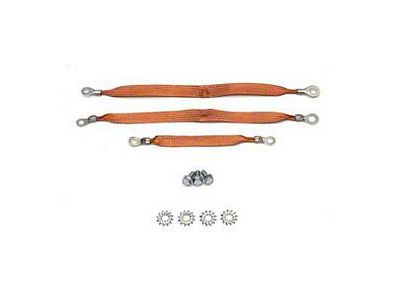 Full Size Chevy Ground Wire Strap Kit, 1959-1960