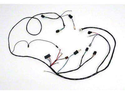 Full Size Chevy Headlight & Alternator Wiring Harness, 6-Cylinder, 1963