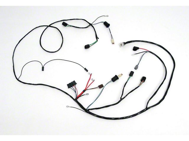 Full Size Chevy Headlight & Alternator Wiring Harness, 6-Cylinder, 1963