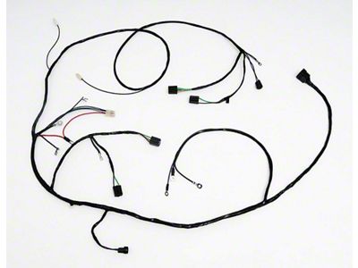 Full Size Chevy Headlight & Generator Wiring Harness, 6-Cylinder, With Heavy-Duty Generator, 1960