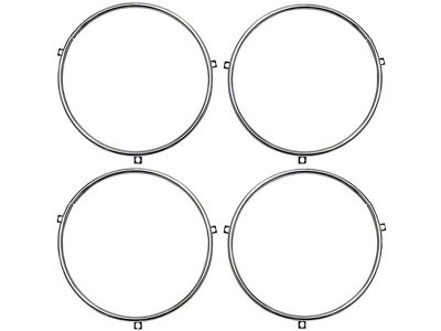 Full Size Chevy Headlight Retainer Rings, 1958-1966