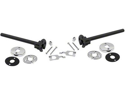 Full Size Chevy Headrest Guides, Strato Bucket Seat, 1966-1972