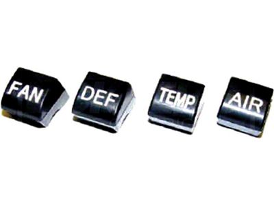Full Size Chevy Heater Control Knob Set, 1958