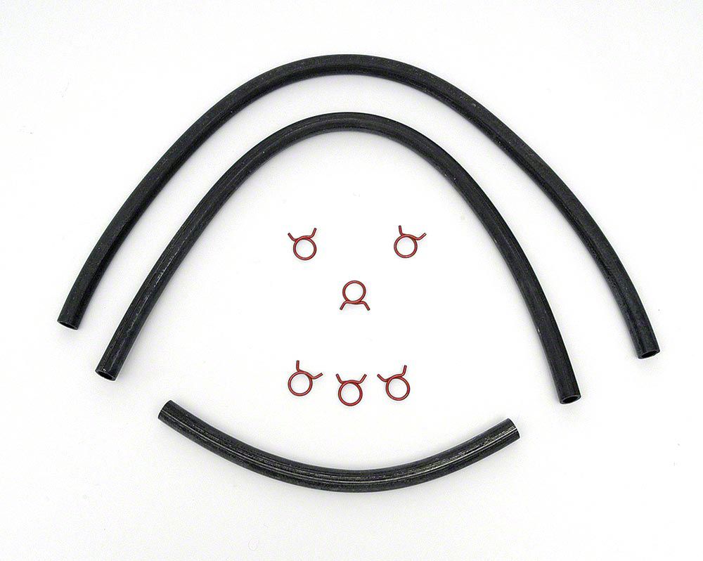 Ecklers Heater Hose Kit,Original Style Ribbed,All Engines,1958