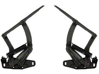 Full Size Chevy Hood Hinges, With Springs, 1968