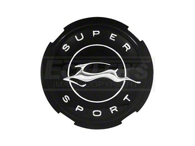 Full Size Chevy Horn Ring Emblem, Impala SS, 1963