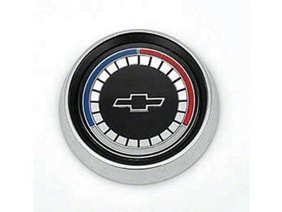 Full Size Chevy Horn Ring Emblem, With Wood Wheel, Impala, 1965