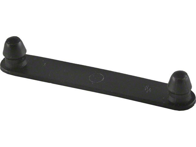 Full Size Chevy Inner Fender Wiring Harness Strap, Black, 1958-1972