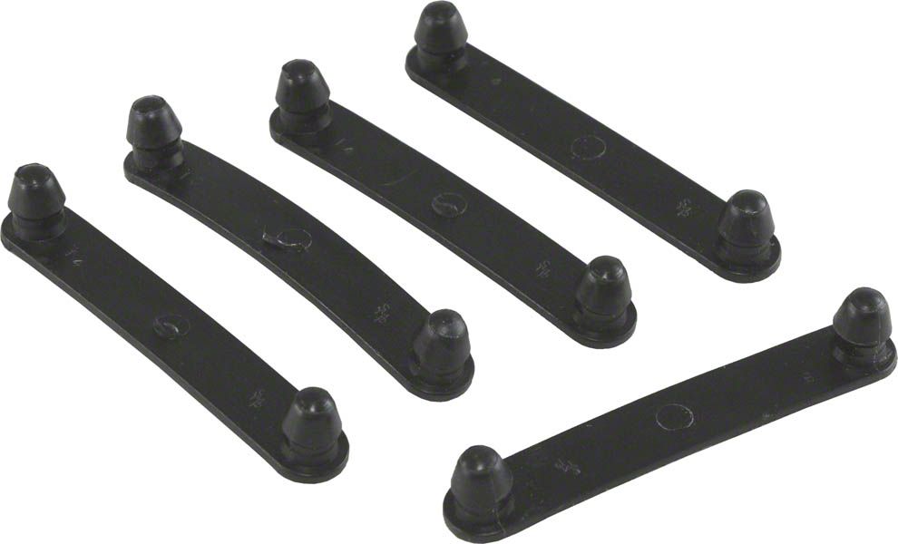 Ecklers Inner Fender Wiring Harness Straps,Black,58-72 (Plastic)
