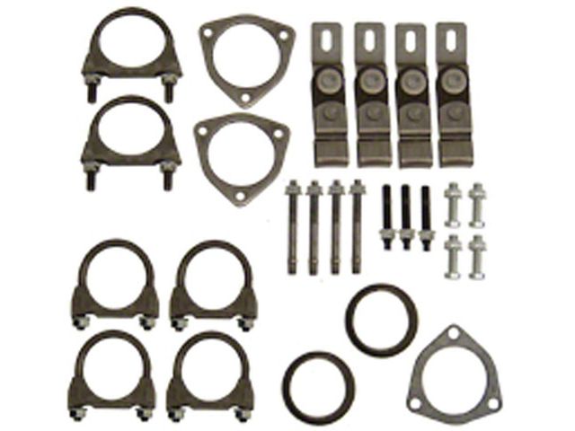 Full Size Chevy Installation Kit, Dual Exhaust, 2.5, 1965-1970