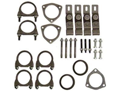 Full Size Chevy Installation Kit, Dual Exhaust, 2.5, 1965-1970