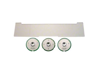 Full Size Chevy Instrument Lens Set, 1961-1962