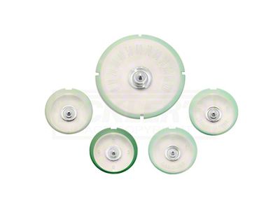Full Size Chevy Instrument Lens Set, With Borg Clock, 1959-1960