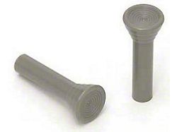 Full Size Chevy Interior Door Lock Knobs, Fawn Metallic, 1961-1963