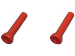 Interior Door Lock Knobs, Red (61-62 Biscayne; 61-62 Impala)