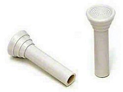 Knobs, Door Lock, White (64-66 Biscayne; 64-66 Impala)