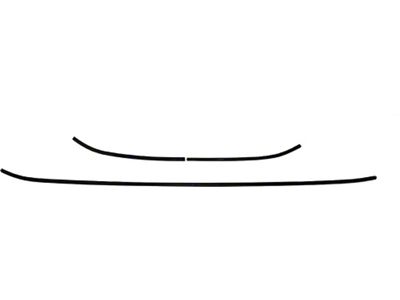 Full Size Chevy Interior Rear Glass Trim Set, 2 & 4-Door Sedan, 1963-1964